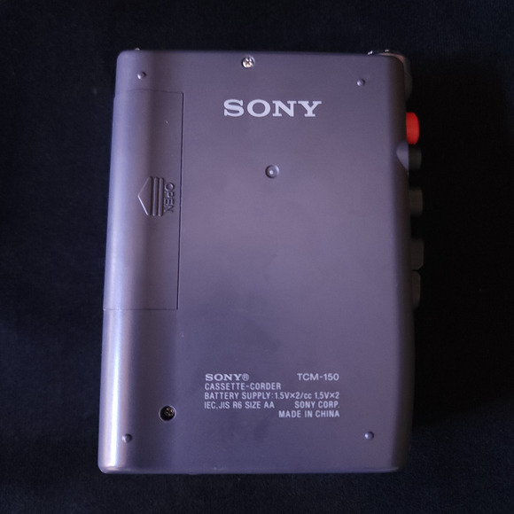 Sony TCM-150 Cassette Corder Handheld Recorder Player - AS IS / For Parts ONLY - Picture 5 of 6
